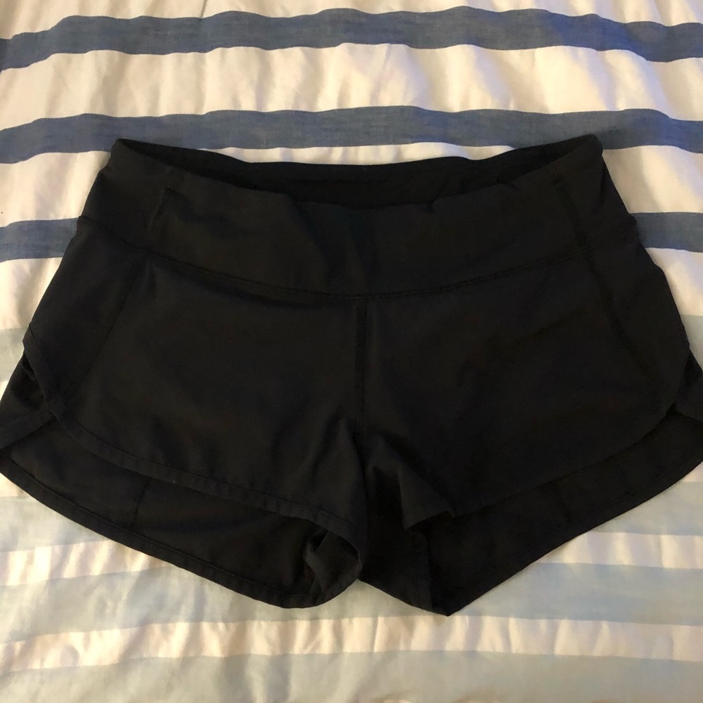 Lululemon speed shorts 2.6” black size 6 - Picture 3 of 6